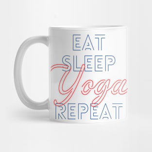 Eat Sleep Yoga Repeat Mug